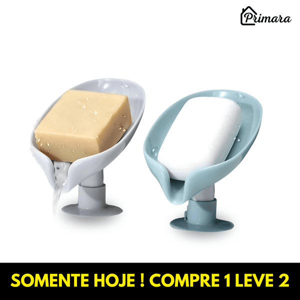 Saboneteira Auto Drenável Primar™ - COMPRE 1 LEVE 2