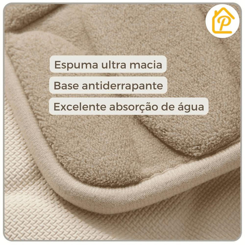 Tapete para Banheiro Antiderrapante Primar™ + PAGUE 1 LEVE 2 + Brinde Exclusivo - Loja Primara