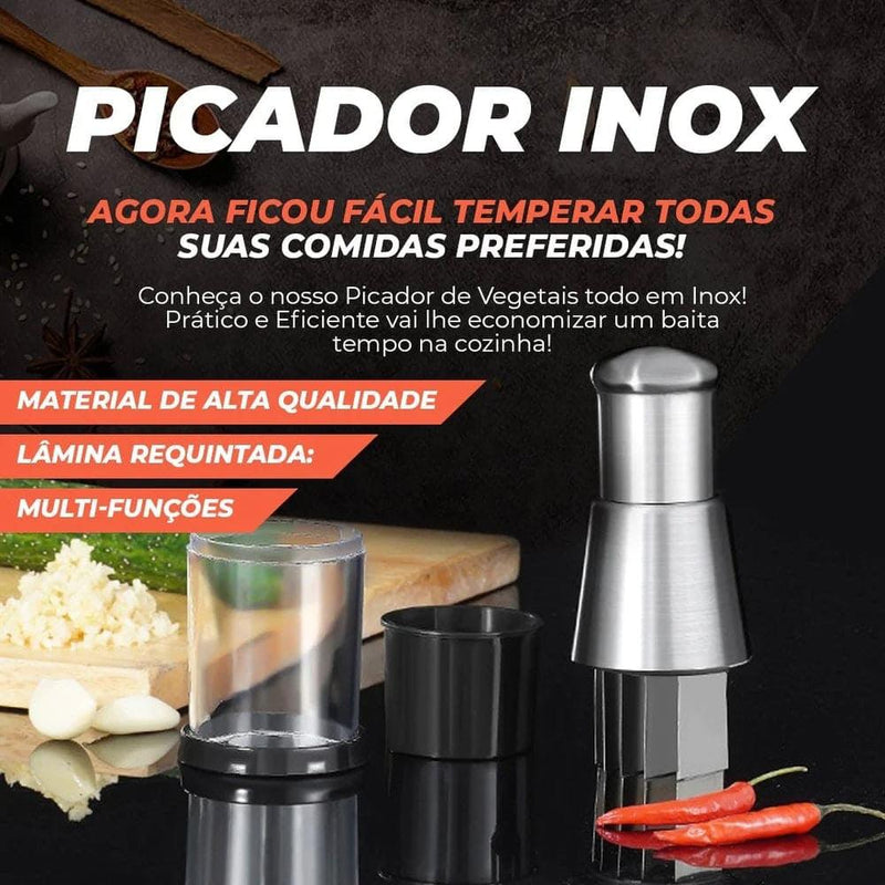 Picador de Pressão Manual aço 304 Inoxidável - Loja Primara