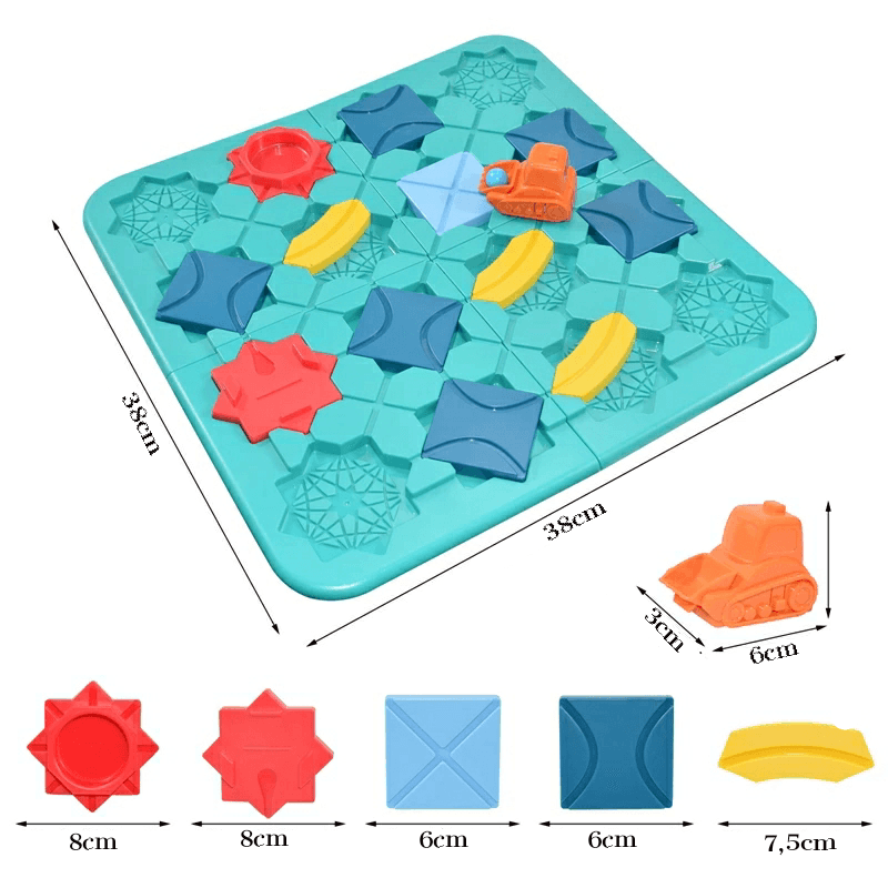 Tapete Mágico Logical Road Builder - Jogo de Agilidade e Memória - Loja Primara